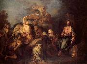 Charles de Lafosse The Temptation of Christ oil painting artist